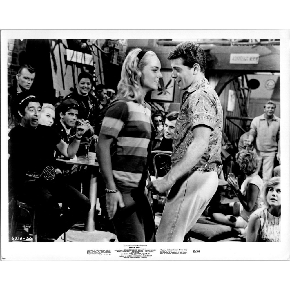 Studio Photo Frankie Avalon Dorothy Malone Beach Party Movie Scene Still Dancing